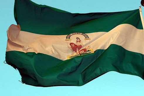 La bandera de Andalucía