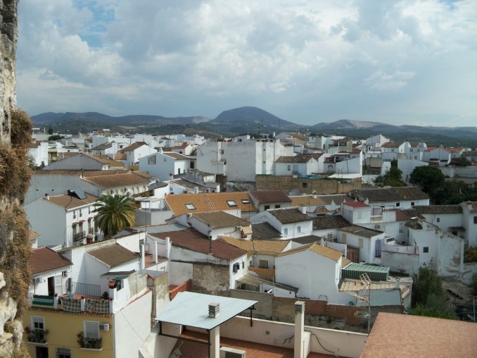 Vista de la ciudad de Cabra desde la Muralla Defensiva. 