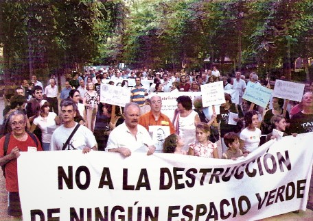 Nosotros defendemos los parques y jardines de Sevilla